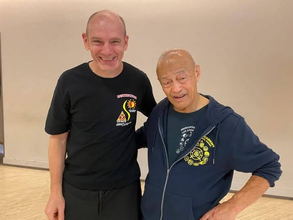 John McKean with Dan Inosanto